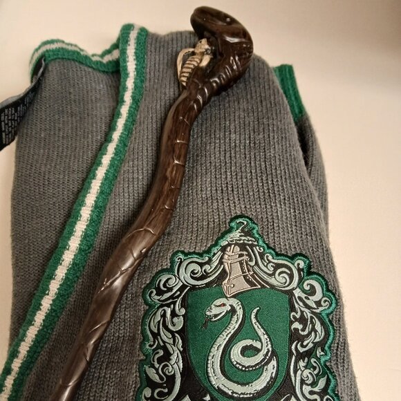Wizarding World Of Harry Potter Tops - Slytherin Sweater and Death Eater's Wand - Size Medium